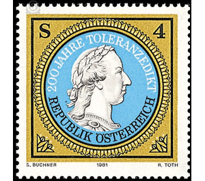 200 years  - Austria / II. Republic of Austria 1981 - 4 Shilling