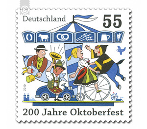 200 years October festival  - Germany / Federal Republic of Germany 2010 - 55 Euro Cent