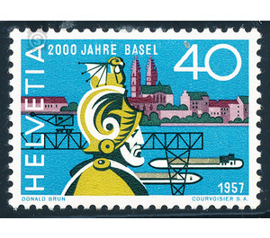 2000 years  - Switzerland 1957 - 40 Rappen