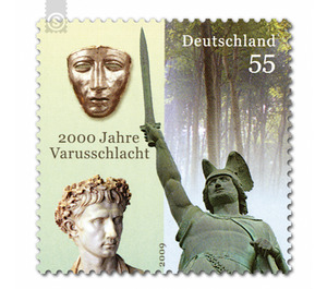 2000th anniversary of the Varus Battle - Self-Adhesive  - Germany / Federal Republic of Germany 2009 - 55 Euro Cent