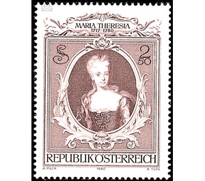 200th anniversary of death  - Austria / II. Republic of Austria 1980 - 2.50 Shilling