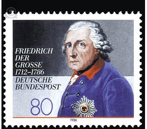 200th anniversary of death King Friedrich the big one  - Germany / Federal Republic of Germany 1986 - 80 Pfennig