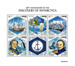 200th Anniversary of the Discovery of Antarctica - West Africa / Sierra Leone 2020