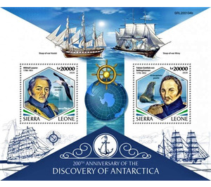 200th Anniversary of the Discovery of Antarctica - West Africa / Sierra Leone 2020