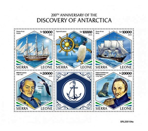 200th Anniversary of the Discovery of Antarctica - West Africa / Sierra Leone 2020
