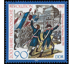 200th anniversary of the French Revolution  - Germany / German Democratic Republic 1989 - 90 Pfennig