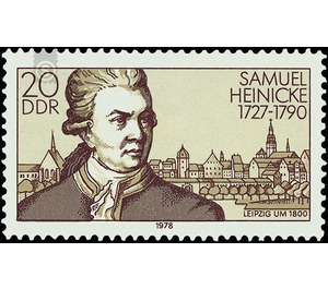 200th anniversary the first state school for the lack of hearing  - Germany / German Democratic Republic 1978 - 20 Pfennig