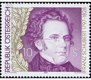 200th birthday  - Austria / II. Republic of Austria 1997 - 10 Shilling