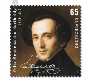 200th birthday of Felix Mendelssohn Bartholdy  - Germany / Federal Republic of Germany 2009 - 65 Euro Cent