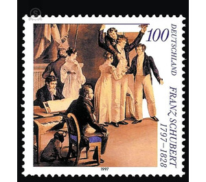 200th birthday of Franz Schubert  - Germany / Federal Republic of Germany 1997 - 100 Pfennig