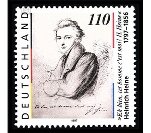 200th birthday of Heinrich Heine  - Germany / Federal Republic of Germany 1997 - 110 Pfennig