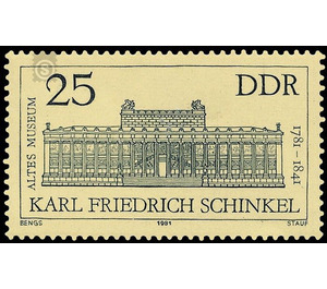 200th birthday of Karl Friedrich Schinkel  - Germany / German Democratic Republic 1981 - 25 Pfennig