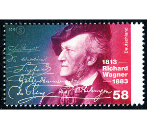 200th birthday of Richard Wagner  - Germany / Federal Republic of Germany 2013 - 58 Euro Cent