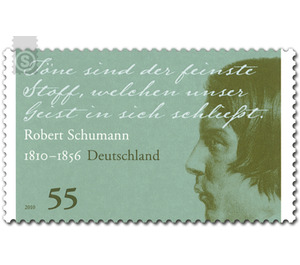 200th birthday of Robert Schumann  - Germany / Federal Republic of Germany 2010 - 55 Euro Cent
