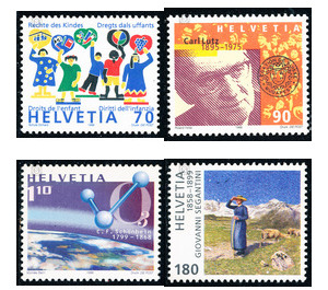 200th birthday  - Switzerland 1999 Set