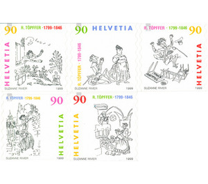 200th birthday  - Switzerland 1999 Set