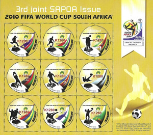 2010 FIFA World Cup South Africa Issue Surcharged - East Africa / Malawi 2021