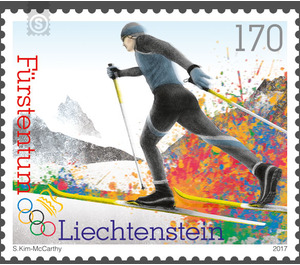 2018 Winter Olympics in Pyeongchang - Nordic Skiing  - Liechtenstein 2017 - 170 Rappen