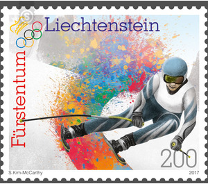 2019 Winter Olympics in Pyeongchang - Alpine Skiing  - Liechtenstein 2017 - 200 Rappen
