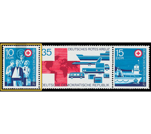 20th anniversary of the German Red Cross of the GDR  - Germany / German Democratic Republic 1972 - 10 Pfennig