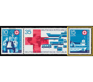 20th anniversary of the German Red Cross of the GDR  - Germany / German Democratic Republic 1972 - 15 Pfennig
