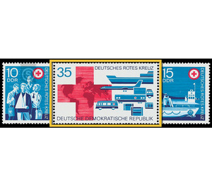 20th anniversary of the German Red Cross of the GDR  - Germany / German Democratic Republic 1972 - 35 Pfennig