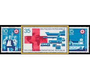 20th anniversary of the German Red Cross of the GDR  - Germany / German Democratic Republic 1972 - 35 Pfennig