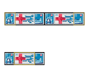 20th anniversary of the German Red Cross of the GDR  - Germany / German Democratic Republic 1972 Set