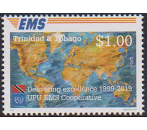 20th Anniversary of UPU EMS Services - Caribbean / Trinidad and Tobago 2019 - 1