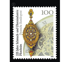 225 years jewelry and watch industry pforzheim  - Germany / Federal Republic of Germany 1992 - 100 Pfennig