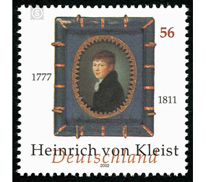 225th birthday to Heinrich von Kleist  - Germany / Federal Republic of Germany 2002 - 56 Euro Cent