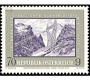 25 years  - Austria / II. Republic of Austria 1972 - 70 Groschen