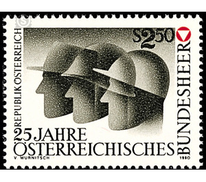 25 years  - Austria / II. Republic of Austria 1980 - 2.50 Shilling