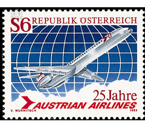 25 years  - Austria / II. Republic of Austria 1983 - 6 Shilling