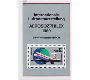 25 years Inter flight: International Airmail Exhibition  - Germany / German Democratic Republic 1980