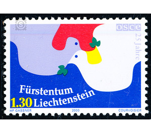 25 years  - Liechtenstein 2000 - 130 Rappen
