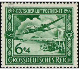 25 years of German airmail service  - Germany / Deutsches Reich 1944 - 6 Reichspfennig