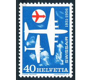 25 years  - Switzerland 1956 - 40 Rappen