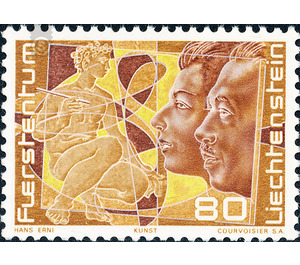 250 years  - Liechtenstein 1969 - 80 Rappen