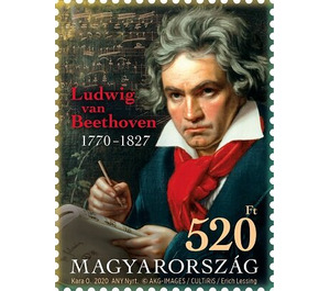 250th Aniversary of Birth of Ludwig von Beethoven - Hungary 2020 - 520