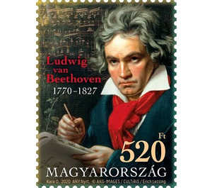 250th Aniversary of Birth of Ludwig von Beethoven - Hungary 2020 - 520