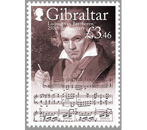 250th Anniversary of Birth of Ludwig von Beethoven - Gibraltar 2020 - 3.46