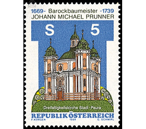250th anniversary of death  - Austria / II. Republic of Austria 1989 - 5 Shilling