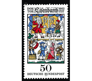 250th anniversary of death of Dr.Johannes Andreas Eisenbarth  - Germany / Federal Republic of Germany 1977 - 50 Pfennig