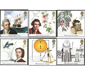 250th Anniversary of the Voyage of HMS Endeavour - United Kingdom / Northern Ireland Regional Issues 2018 Set