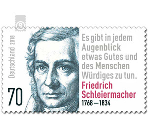 250th Birthday Friedrich Schleiermacher  - Germany / Federal Republic of Germany 2018 - 70 Euro Cent
