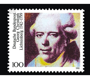 250th birthday of Georg Christoph Lichtenberg  - Germany / Federal Republic of Germany 1992 - 100 Pfennig