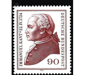 250th birthday of Immanuel Kant  - Germany / Federal Republic of Germany 1974 - 90 Pfennig