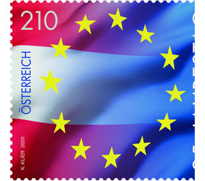 25th anniversary of Austria joining the EU - Austria / II. Republic of Austria 2020 - 210 Euro Cent