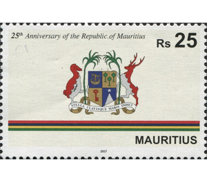 25th Anniversary of the Republic - East Africa / Mauritius 2017 - 25